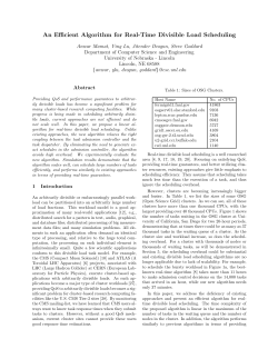 An Efficient Algorithm for Real-Time Divisible Load