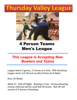 4 Person Teams Men`s League