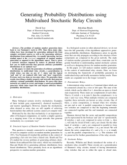 Generating Probability Distributions using Multivalued