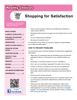 shopping for satisfaction