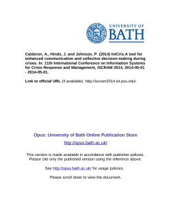 IntCris: A tool for enhanced communication and collective decision