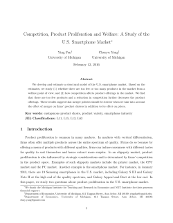 Competition, Product Proliferation and Welfare: A Study of the U.S.