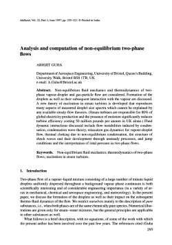 Analysis and computation of non-equilibrium two
