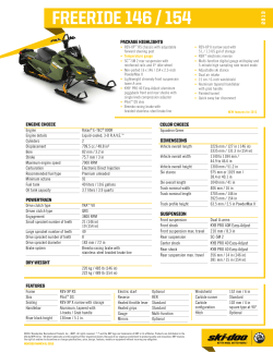 Freeride 146 / 154 - Ski-Doo