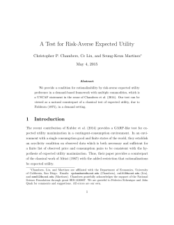 A Test for Risk-Averse Expected Utility