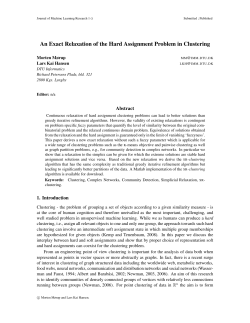 An Exact Relaxation of the Hard Assignment Problem in