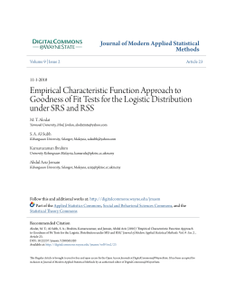 Empirical Characteristic Function Approach to Goodness of Fit Tests