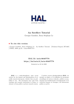 An Ssreflect Tutorial - HAL