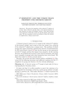 C*-SIMPLICITY AND THE UNIQUE TRACE PROPERTY FOR