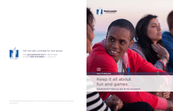 Keep it all about fun and games.