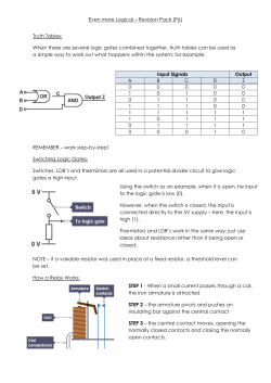 Even more Logical &ndash; Revision Pack (P6) Truth Tables: When there