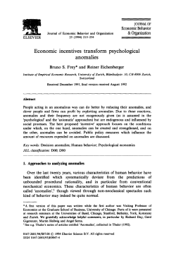 Economic incentives transform psychological