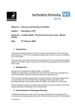 Item 1B - Appendix A