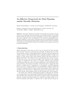 An Effective Framework for Path Planning amidst Movable Obstacles