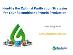 Identify the Optimal Purification Strategies for Your