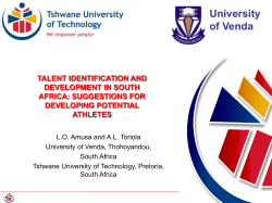 talent identification and development in south africa