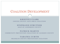 Coalition Development 30 Jul 13