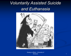 (VAS) and Voluntary Euthanasia.