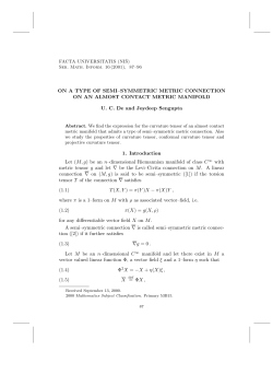 On a Type of Semi-Symmetric Metric Connection