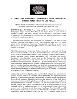 eleven-time world pizza champion tony gemignani brings pizza rock