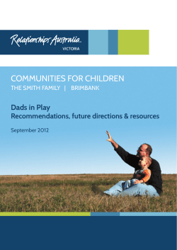 Dads in Play - Relationships Australia Victoria