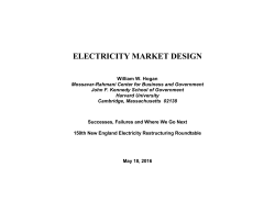 electricity market design