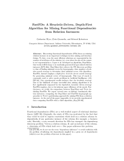 FastFDs: A Heuristic-Driven, Depth