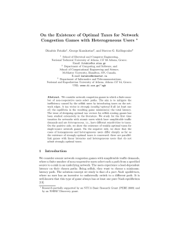 On the Existence of Optimal Taxes for Network Congestion Games