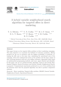 A hybrid variable neighborhood search algorithm