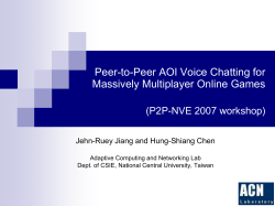 Peer-to-Peer AOI Voice Chatting for Massively Multiplayer Online