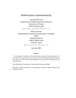 Multivariate comonotonicity