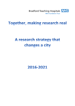 Together, making research real &ndash; a research strategy that changes a