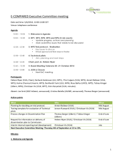 Executive Committee meeting 3 (5-6-2014) &ndash; Minutes - E