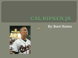 cal ripken jr. - Hower