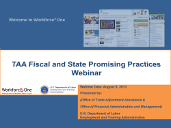 Trade Adjustment Assistance