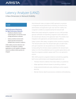 Latency Analyzer (LANZ)