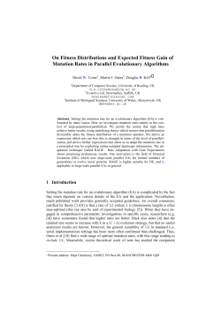 On fitness distributions and expected fitness gain of mutation rates in