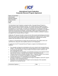 Corporate Discount Agreement (PDF)
