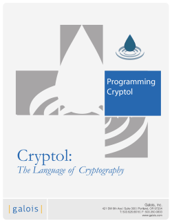 Programming in Cryptol