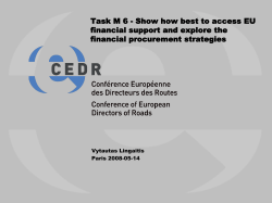 Operational programmes