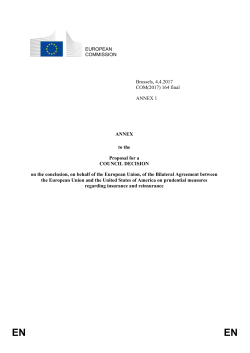 ANNEX &ndash; Model Memorandum of Understanding Provisions on