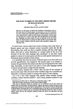 the hanf number of the first order theory of banach spaces
