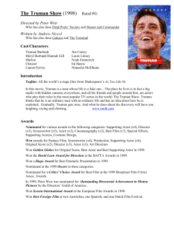 The Truman Show - DonnellyWikiOfGreatness