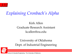 Cronbach Alpha