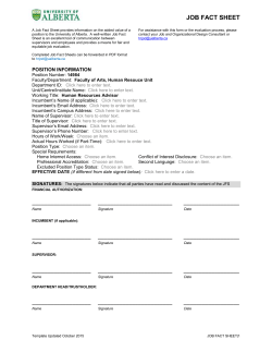 Human Resources Advisor &ndash; Position #14984 (Grade 8)