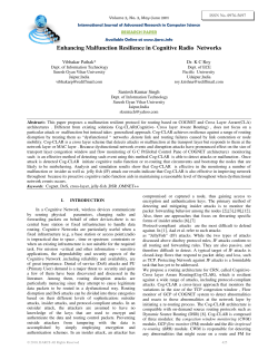 Enhancing Malfunction Resilience in Cognitive Radio Networks