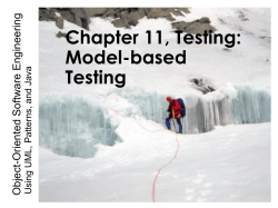 A UML Profile for Model Based Testing