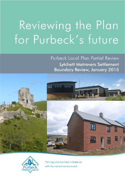 Lytchett Matravers Settlement Boundary Review  (opens
