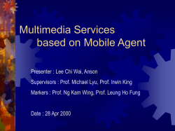 Multimedia Services based on Mobile Agent