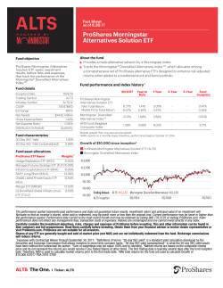 ProShares Morningstar Alternatives Solution ETF